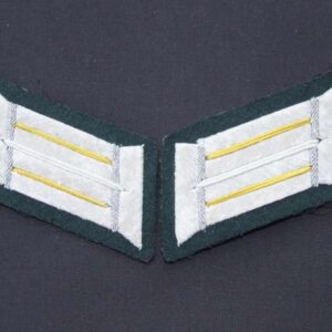 Kriegsmarine Coastal Artillery Officers Collar Patches